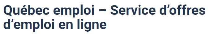 <h4>Inscrivez-vous &agrave; Qu&eacute;bec emploi, ce nouveau service de placement qui utilise les technologies de l&rsquo;heure pour faciliter le recrutement en fonction de vos besoins.</h4>